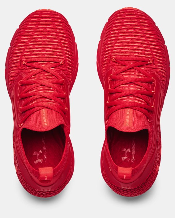 Women's UA HOVR™ Phantom 2 IntelliKnit Running Shoes, Red, pdpMainDesktop image number 2
